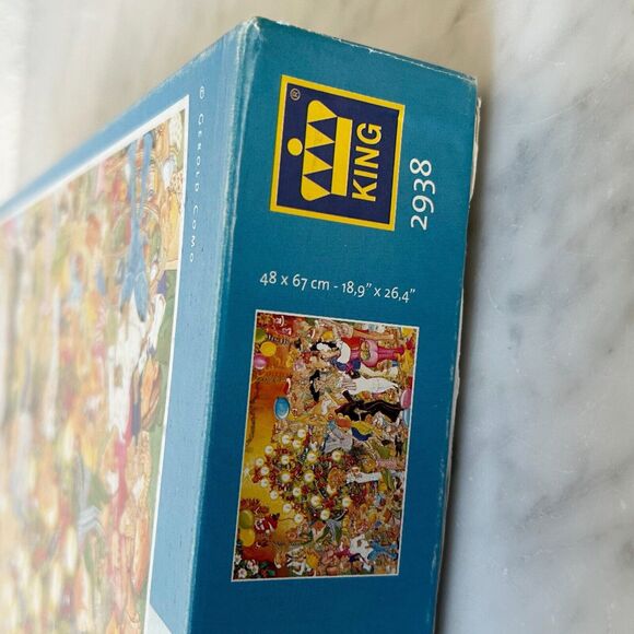 Merry Christmas Cartoon by Gerald Como 1000 Piece King Puzzle - Complete - Picture 7 of 8